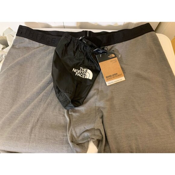 The North Face Men's Sz XXL Ultra-Warm Poly Tights Gray Flash Dry Bag Base Layer - Picture 1 of 10